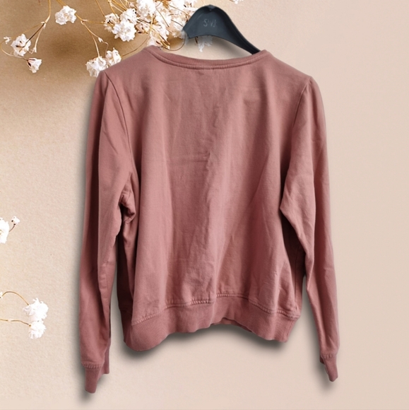 Vtg toyshop pink sweater with beaded detail uk 14 - Picture 2 of 7